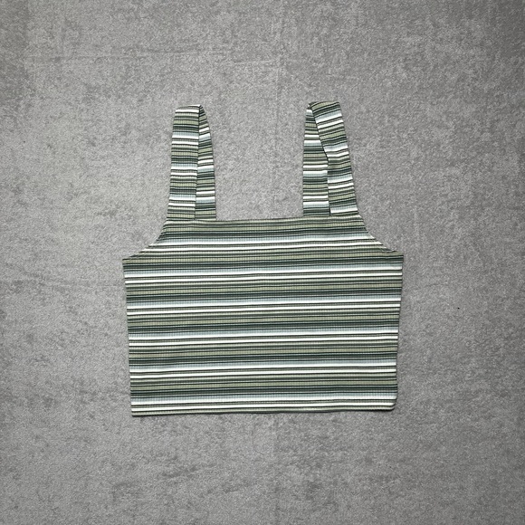 American Eagle Striped Tank Top - Picture 1 of 3